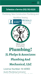 Mobile Screenshot of jlphelpsplumbing.com